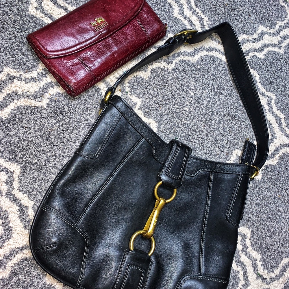 Vintage Coach purse and wallet!